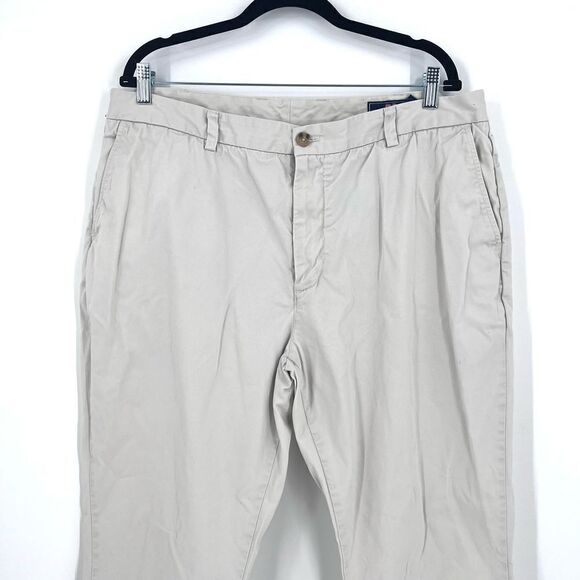 Vineyard Vines Pants by Shep & Ian Men's Khaki Chino 100% Cotton Size 40 x‎ 30 - Picture 3 of 11